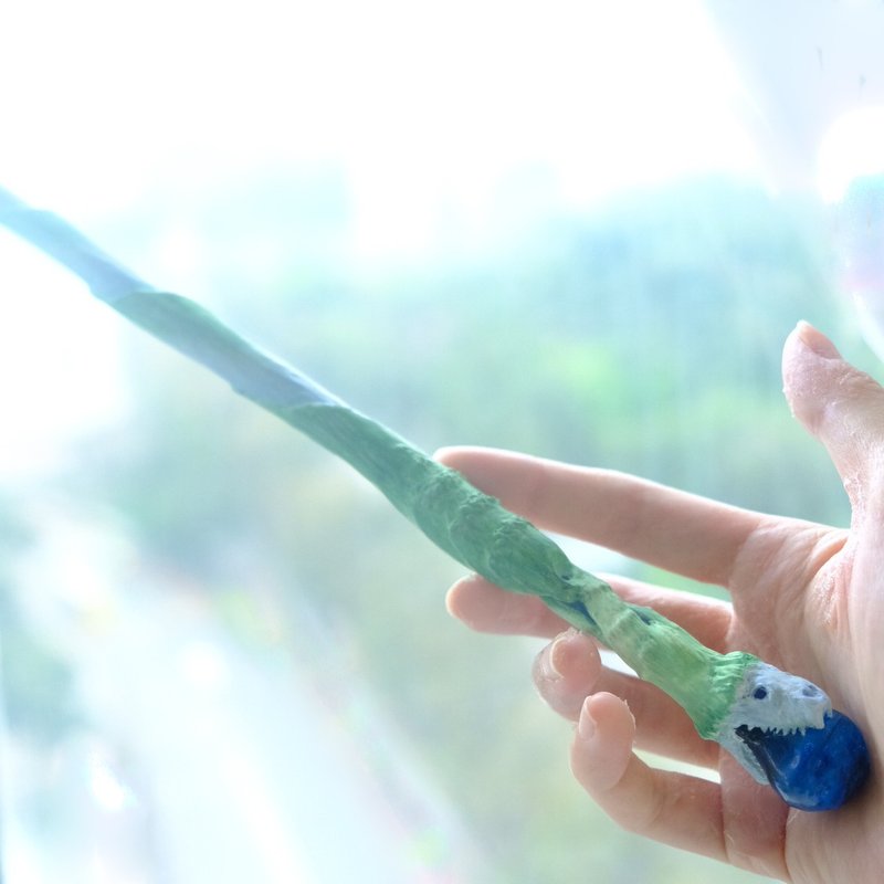 【Swooping Evil Wand】恶闪鸦魔杖 by ETPLANT - 奇兽怪兽魔杖 - 摆饰 - 粘土 绿色