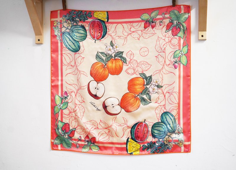 综合果汁方巾 - 丝巾 - 其他材质 