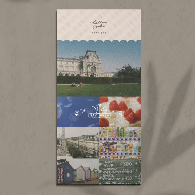 旅行便笺 Travel Memo Pad | 便条本 - 便条纸/标签贴 - 纸 
