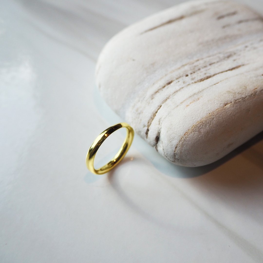 ridge af ring k_山棱af戒指k 对戒 婚戒 求婚戒 订婚戒 K金 - 项链 - 贵金属 金色
