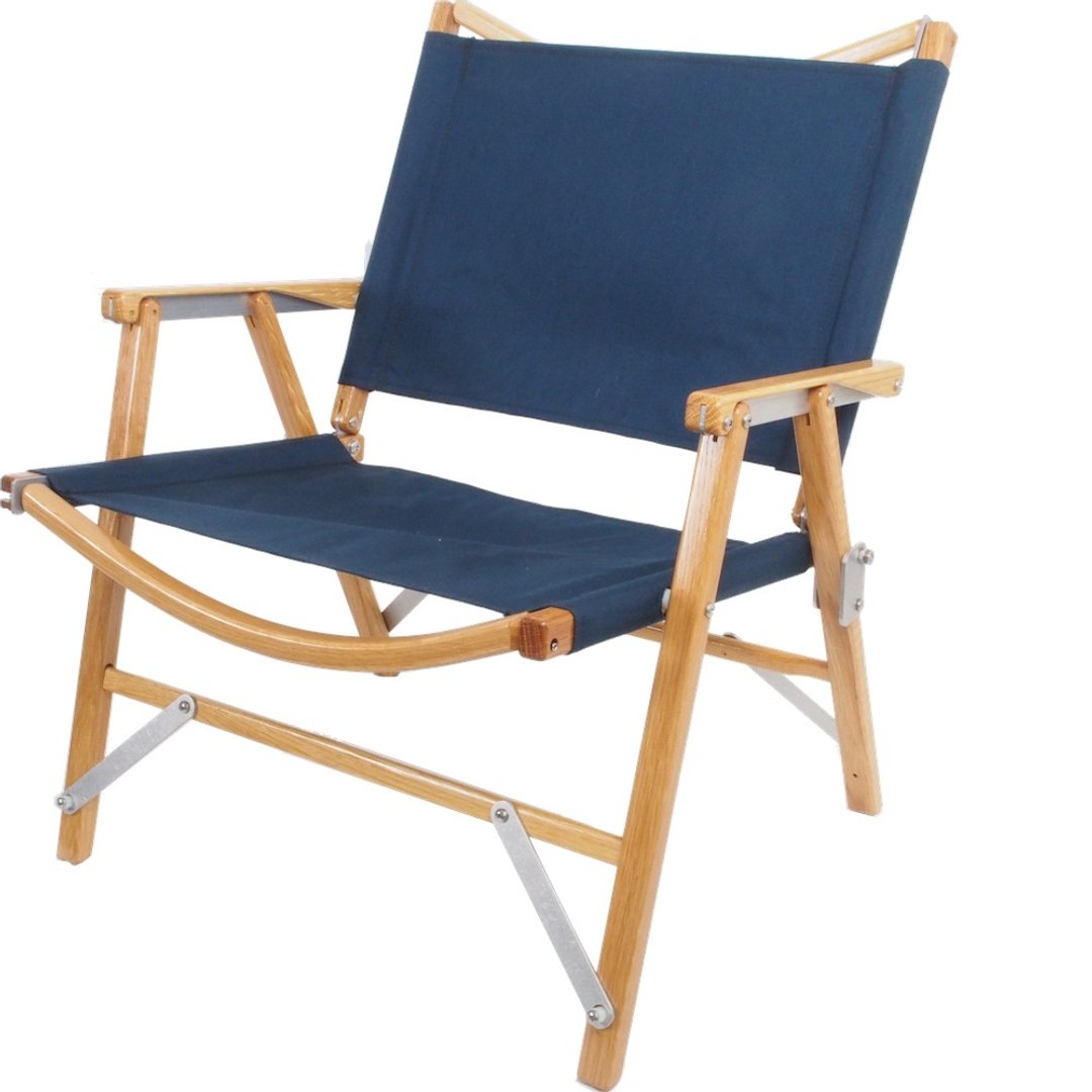 Kermit Chair 白橡木克米特椅(海军蓝) 户外露营 休闲 折叠野餐椅 - 露营用品 - 木头 蓝色