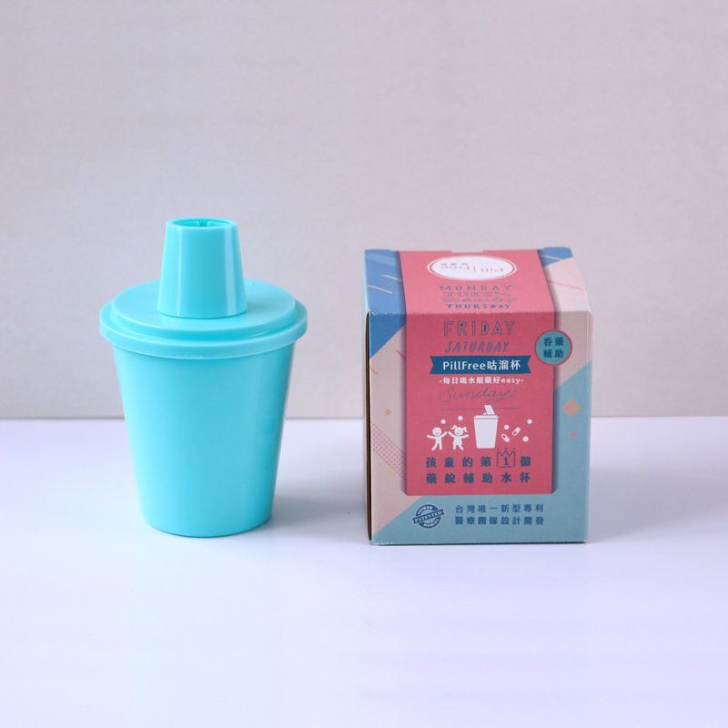 PillFree咕溜杯-每日的吞药练习杯 / 缤纷绿 - 水瓶/水壶 - 塑料 绿色