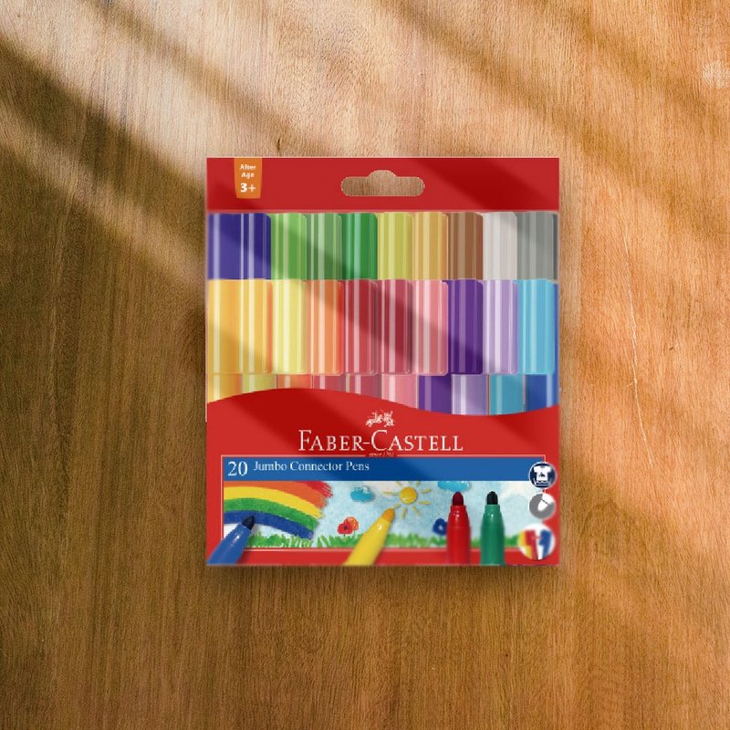 Faber-Castell JUMBO 20色连接笔(原厂正货) - 其他 - 其他材质 多色