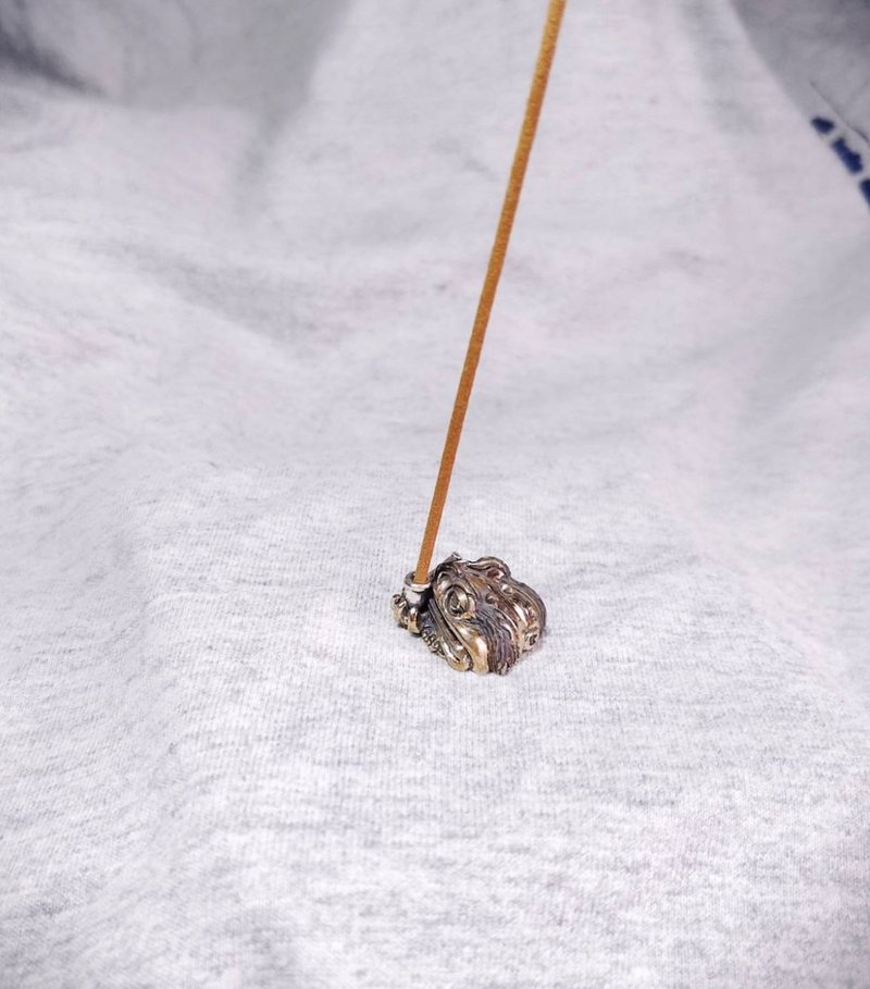 蟾禅 2mm线香座 蛤蟆召唤 - 其他 - 铜/黄铜 金色