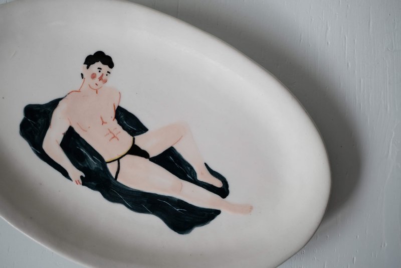 给我一个伴 浅盘 - 盘子/餐盘/盘架 - 陶 多色