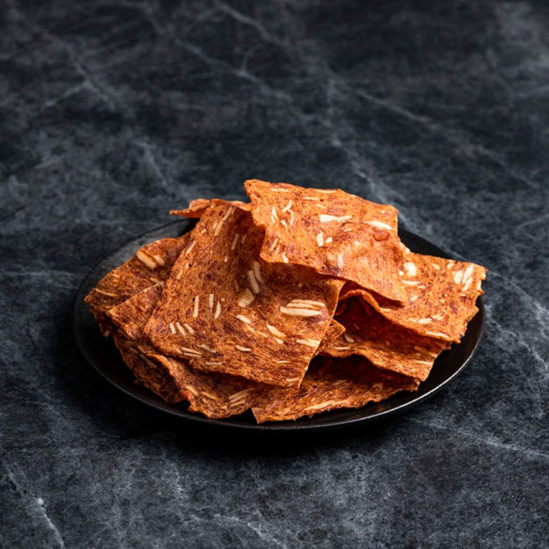 老朋友限定礼 第一代杏仁厚肉纸 原味/芝麻/胡椒 60g 轻巧随手包 - 肉干/肉松 - 新鲜食材 