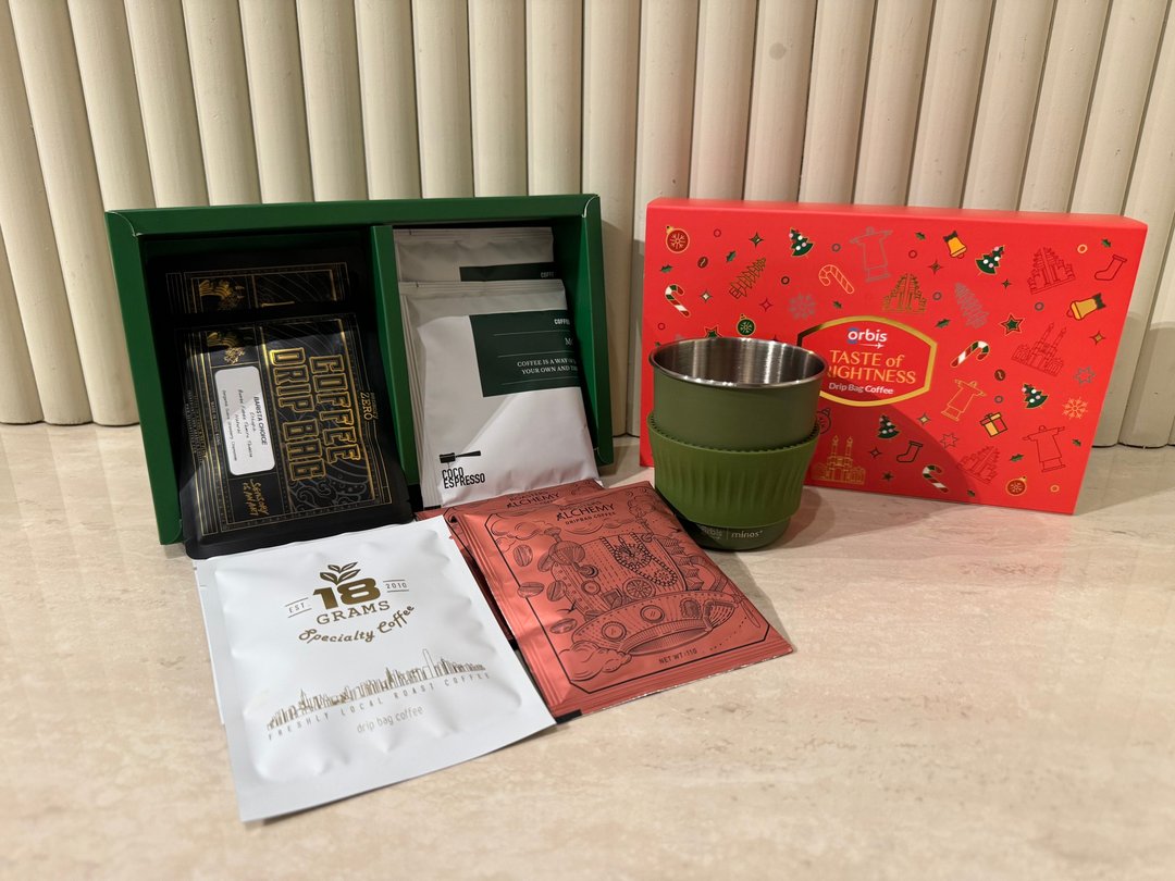 套装 - 滤挂式精品咖啡 及 Orbis x Minos 不锈钢杯(含硅胶杯) - 咖啡 - 其他材质 