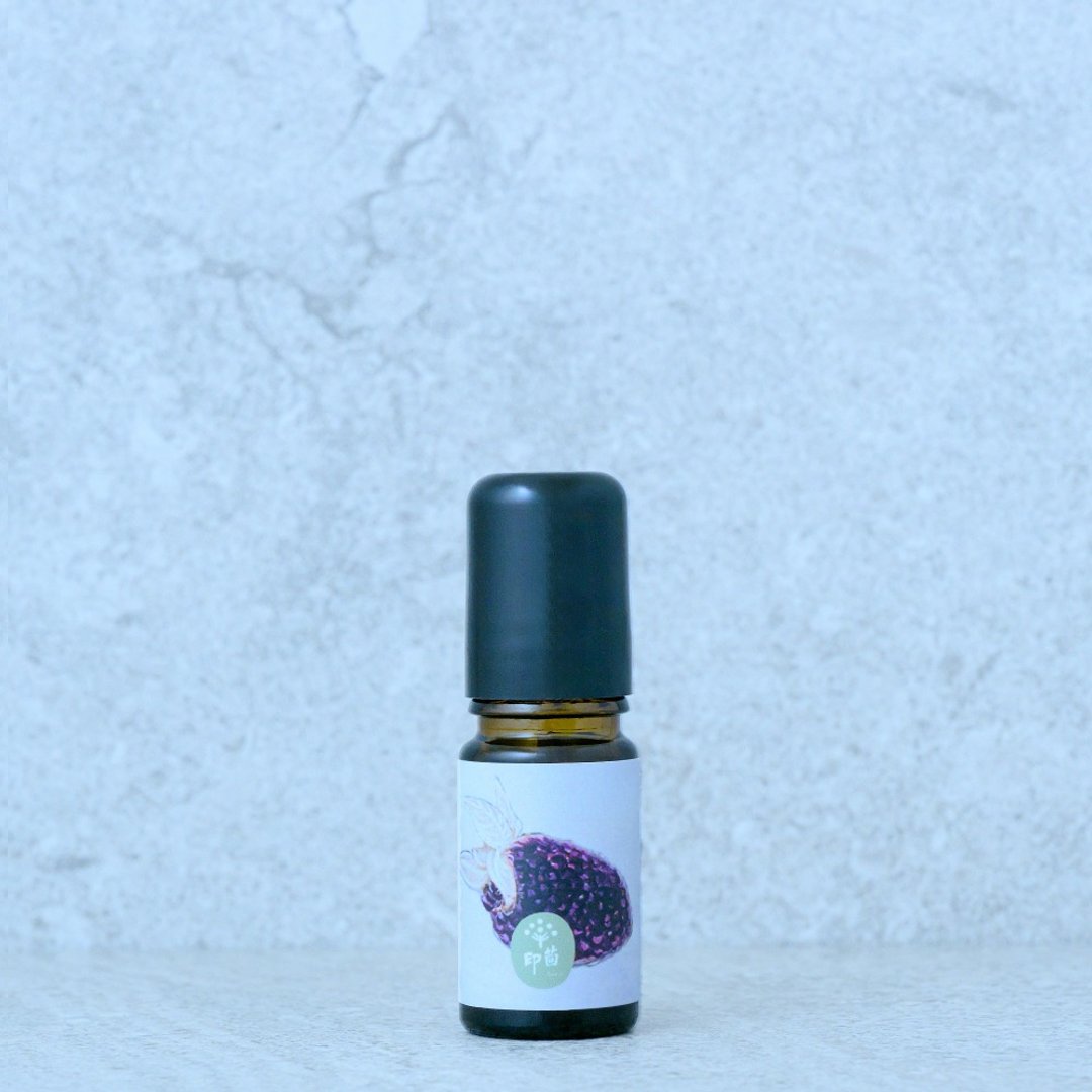 小紫人Oil - 第七脉轮 5ml - 阿育吠陀 顶轮 精油滚珠瓶 - 身体护肤/按摩油 - 植物．花 透明