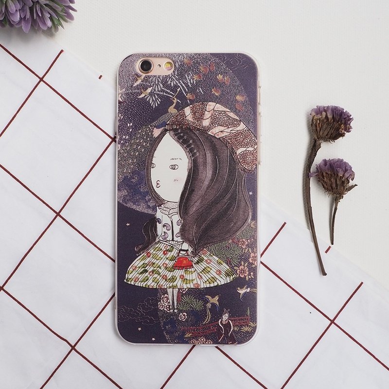 优雅的包子小姐原创手机壳软胶全包苹果保护壳/Iphone6(plus)/Iphone7(plus) - 手机壳/手机套 - 塑料 