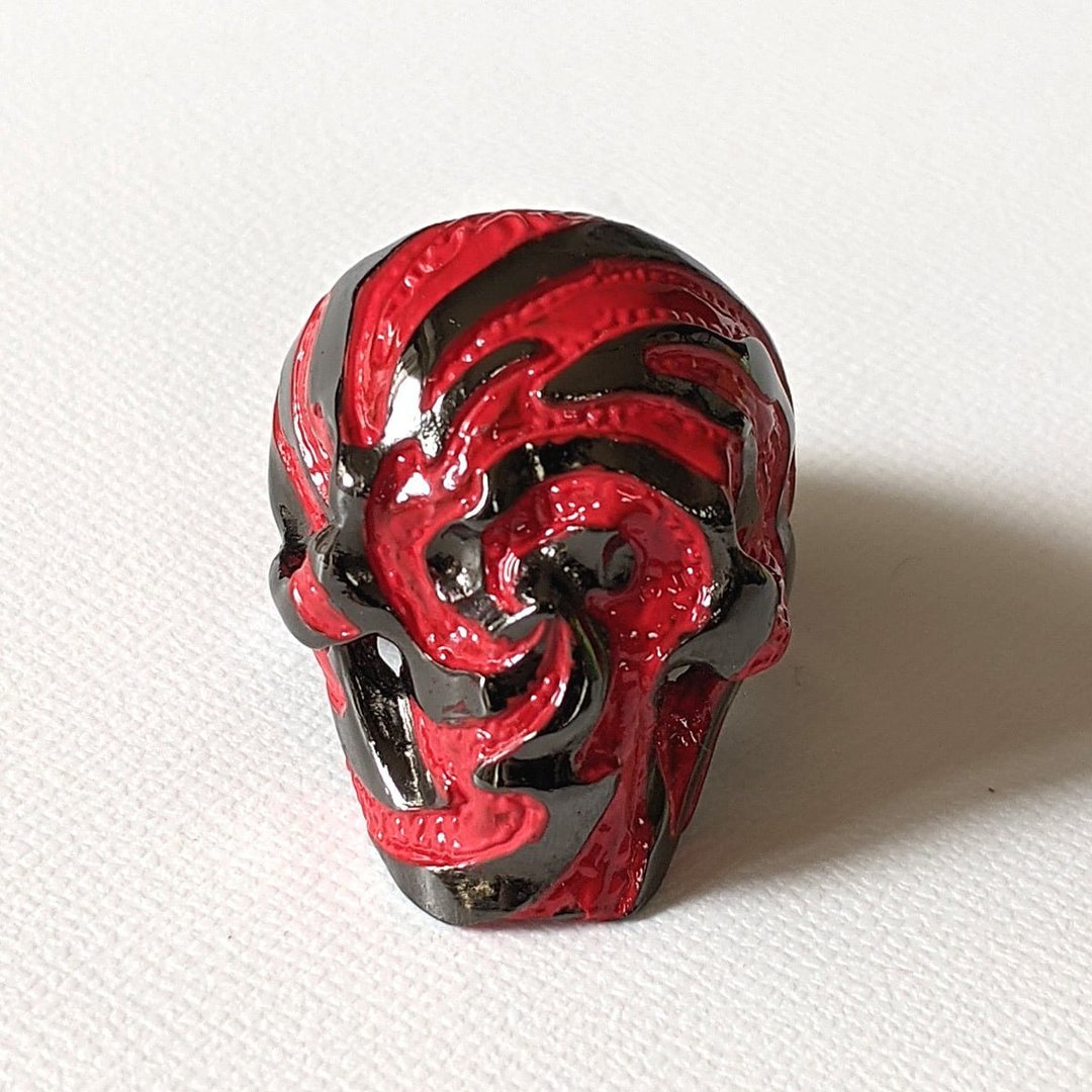Ying Yang  silver & Japanese Urushi by GRYPHON - 戒指 - 纯银 银色