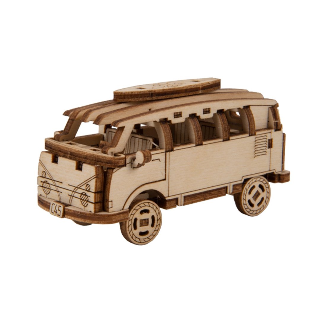 偷偷为男友准备的手工礼物 WOODEN CITY Retro Ride 1 / 机械模型 - 木工/竹艺/纸艺 - 木头 卡其色