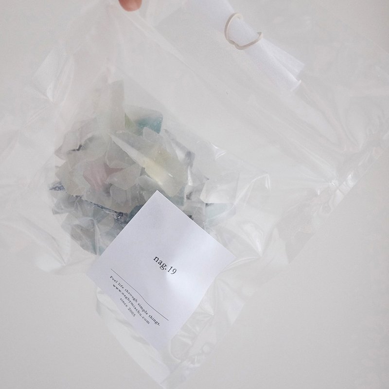 m i n e r a l s | 矿 石 碎 片 洗 手 袋 mesh soap sack - 洗手用品 - 其他材质 透明