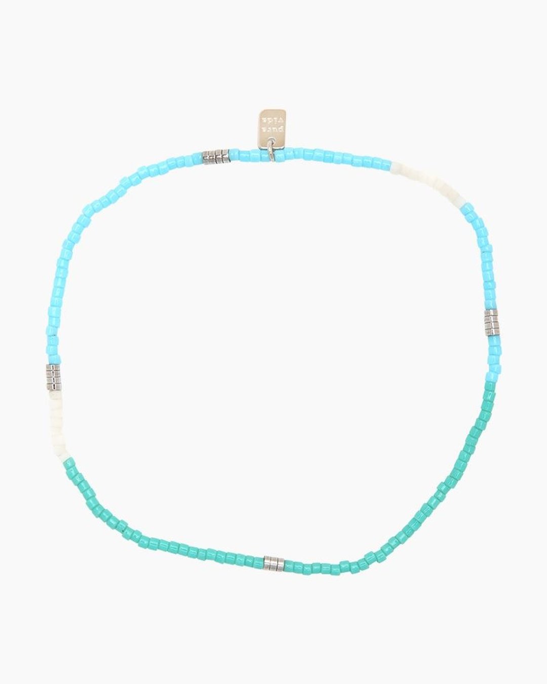 Pura Vida 美国手工  SEAFOAM DREAM 海泡沫之梦彩珠脚链 - 脚链/脚环 - 防水材质 蓝色