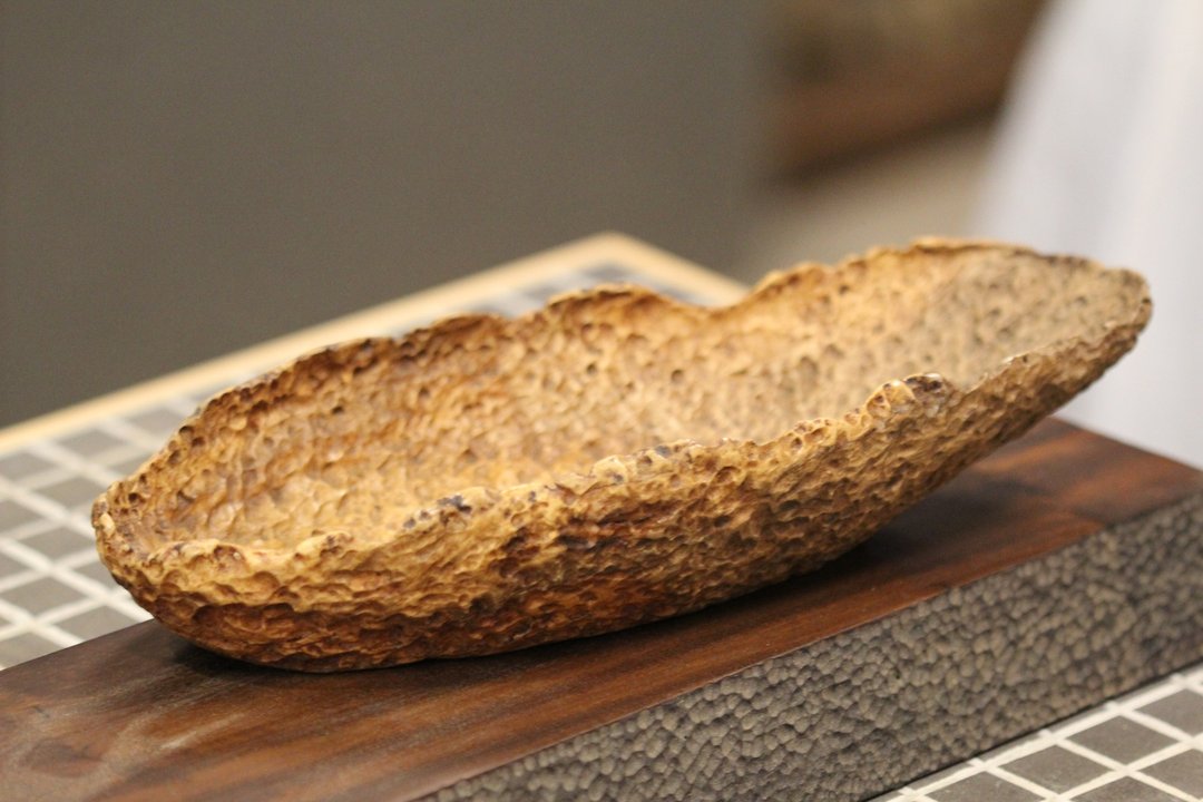 【沐春生活】樟木托盘 雕刻卧香座 点心盘 三峡日月坊出品 - 摆饰 - 木头 
