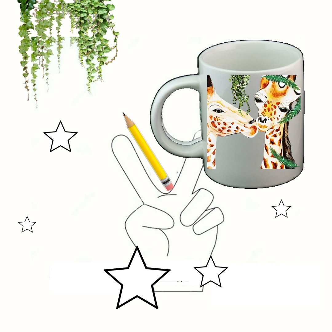 雷诺瓦手绘创作马克杯 - 其他杯子 - 防水材质 白色