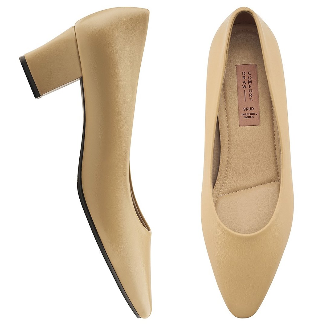 PRE-ORDER SPUR OL高跟鞋 QA5564 BUTTER BEIGE - 其他女款皮鞋 - 其他材质 