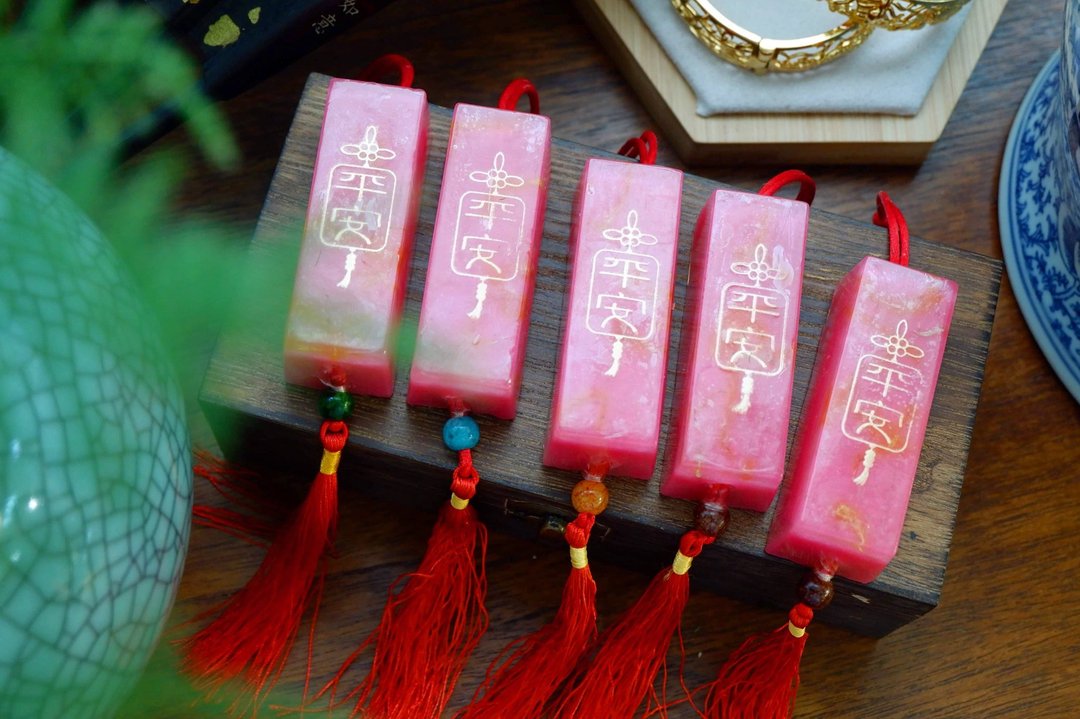 金盏花平安洗手串二个 富贵祥和 毕业礼物 - 肥皂/手工皂 - 其他材质 红色