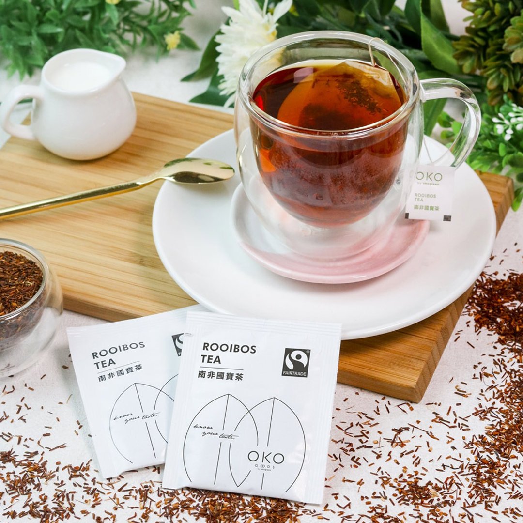 【生态绿 OKO】公平贸易南非国宝茶 100入 - 茶 - 新鲜食材 粉红色