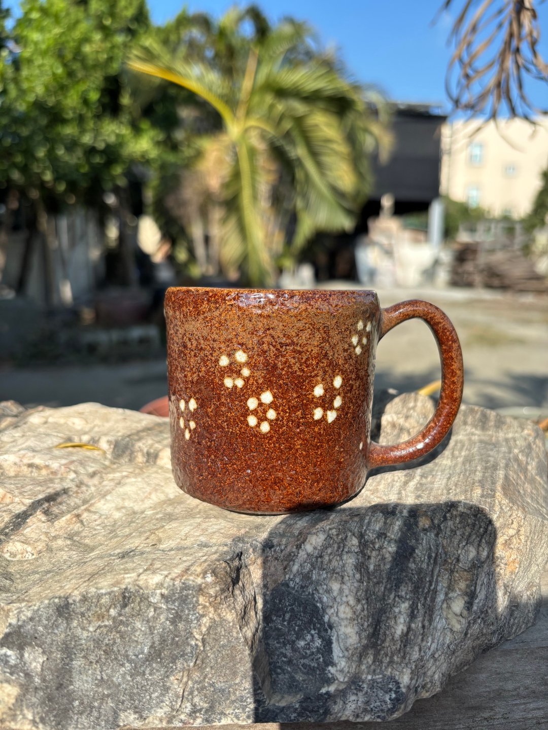 白梅马克杯 - 咖啡杯/马克杯 - 陶 咖啡色