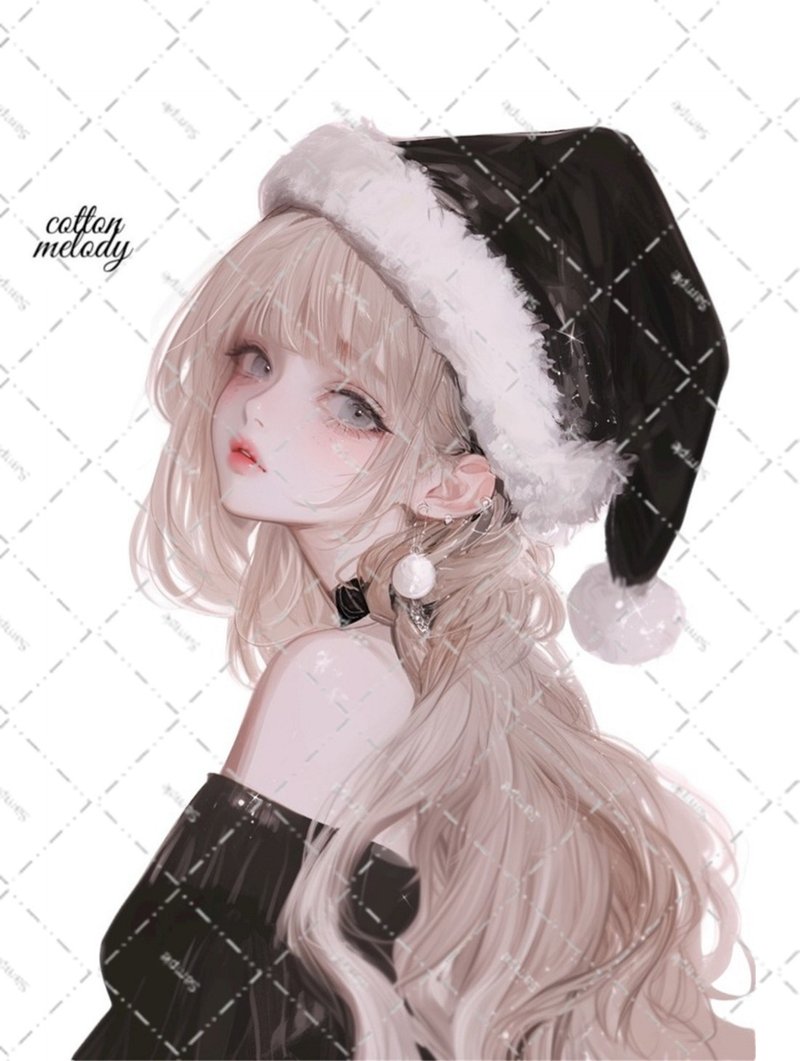 原创贴纸 no.7455 人物贴纸 原创贴纸 人物贴纸 女孩贴纸 原创人物贴纸 - 贴纸 - 纸 