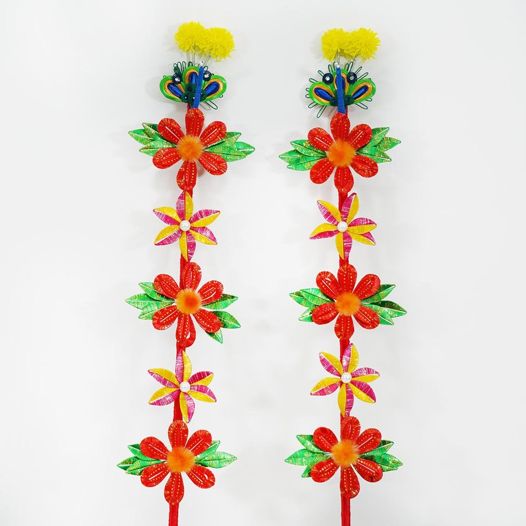 炉花、供神花│福慧吉祥│敬献给神明置于供桌上的供花│定制化 - 摆饰 - 绣线 