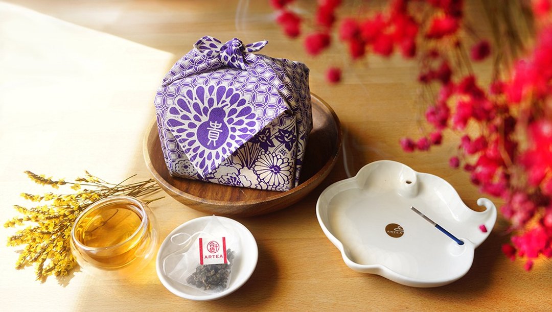 ARTEA 庄周梦蝶茶包 小雏菊与西洋梨熟果香甜/晚上可喝 - 茶 - 棉．麻 紫色