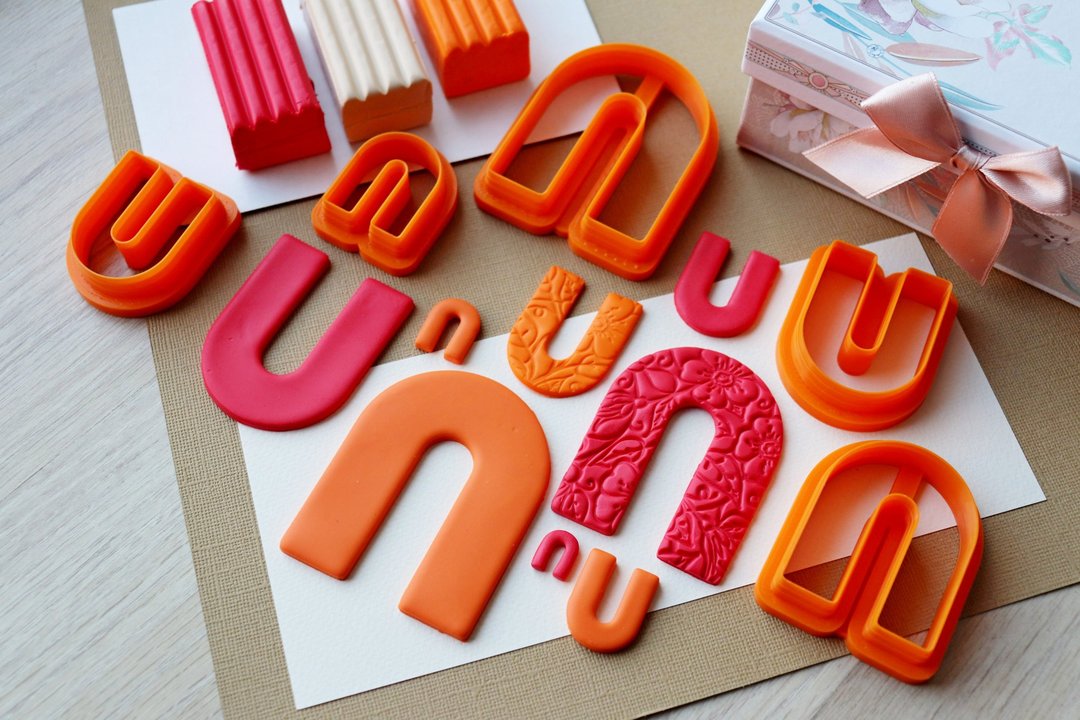 Polymer Clay Cutters Set 16. Arch Cutters - 金工/饰品 - 塑料 