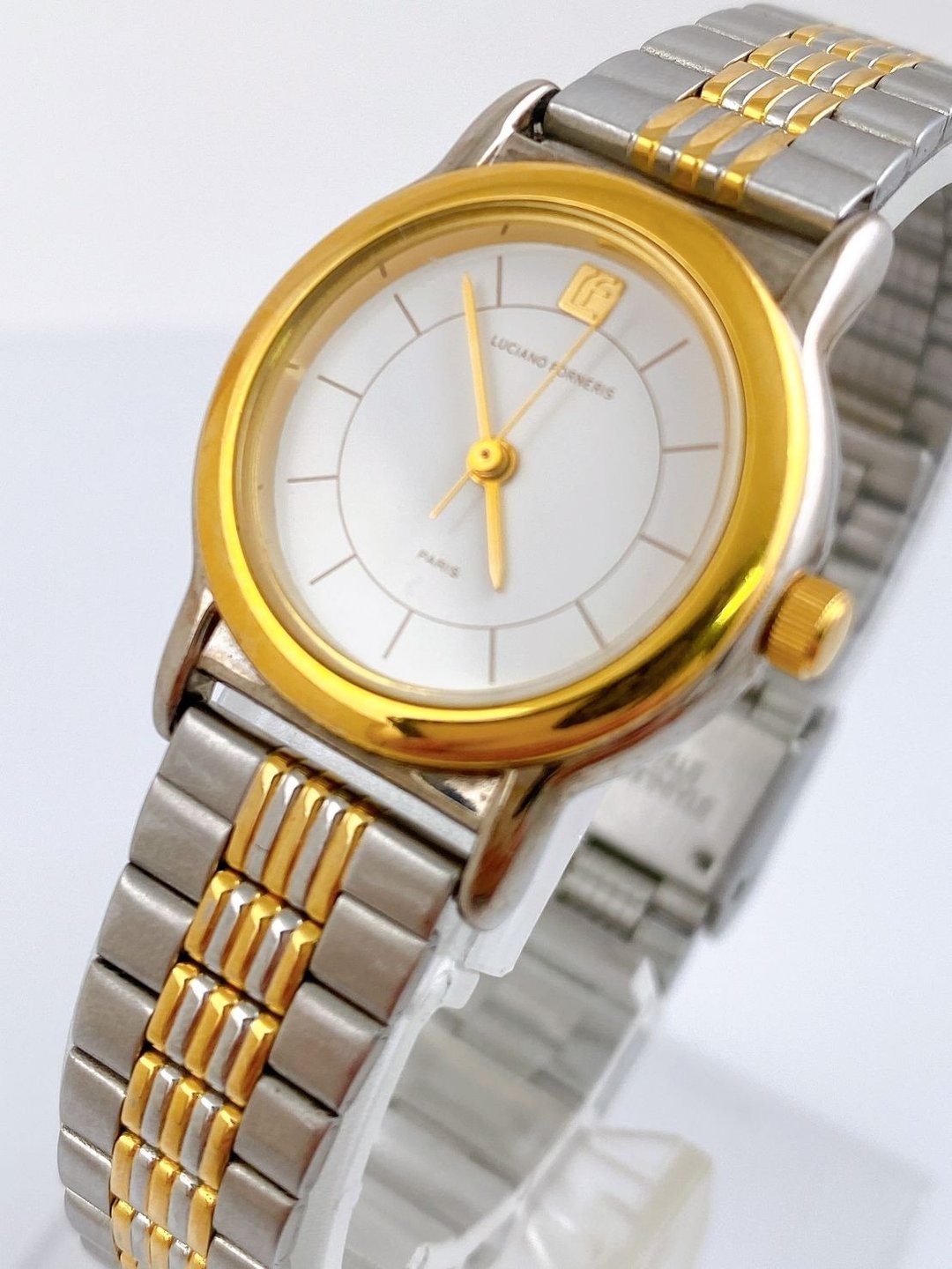 CITIZEN LUCIANO FORNERIS PARIS 女表 石英 1032-344677 已换电池 白色 手表 古董表 - 女表 - 不锈钢 白色