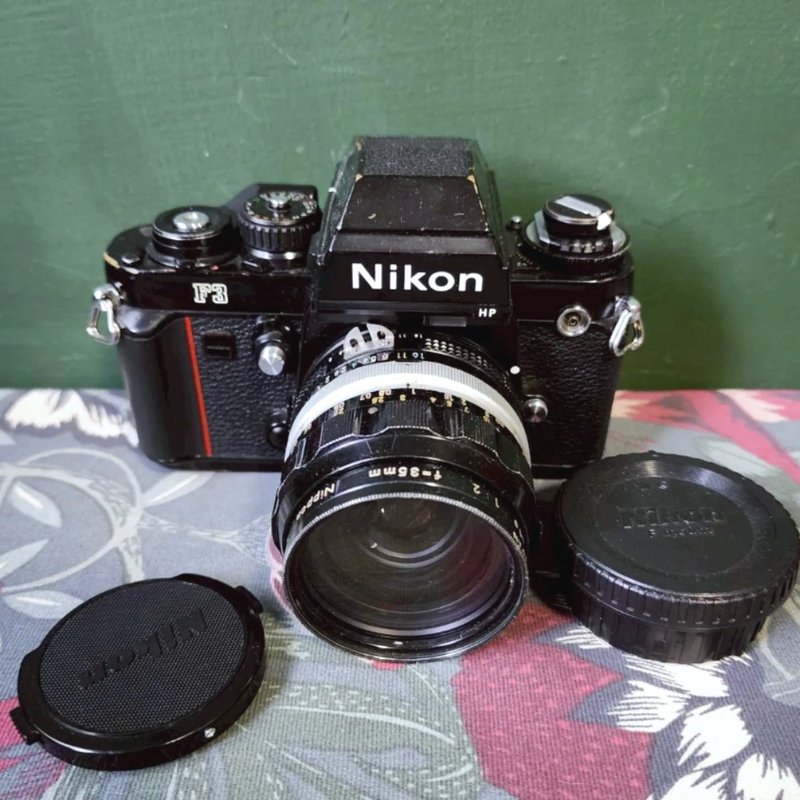 专业相机店 NIKON F3 底片相机 底片单眼 SLR(保固 30 天) - 相机 - 其他金属 黑色