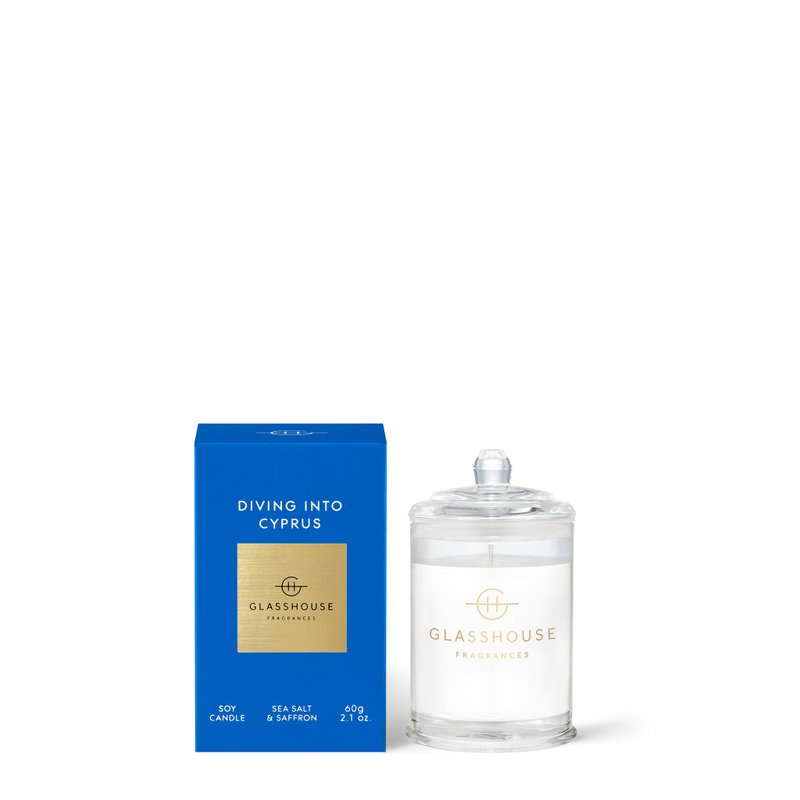 澳洲GLASSHOUSE 赛普勒斯 香氛蜡烛 60g - 蜡烛/烛台 - 其他材质 蓝色