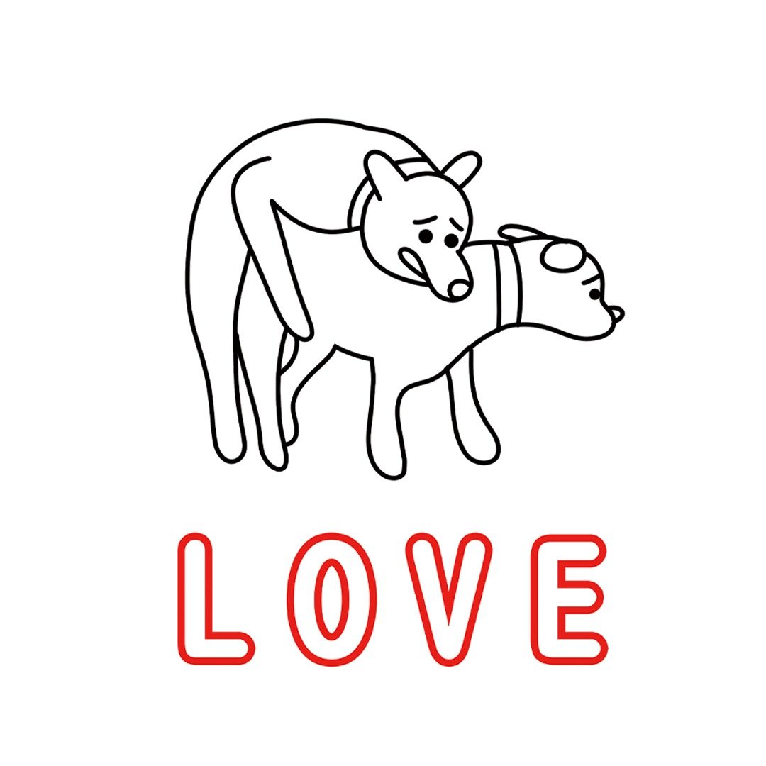 LOVE T - shirt - 女装 T 恤 - 棉 多色