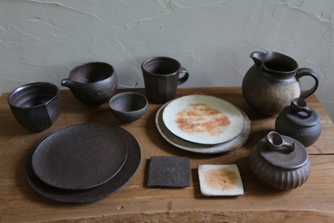 Dear GIAGIA reservation - 盘子/餐盘/盘架 - 陶 咖啡色