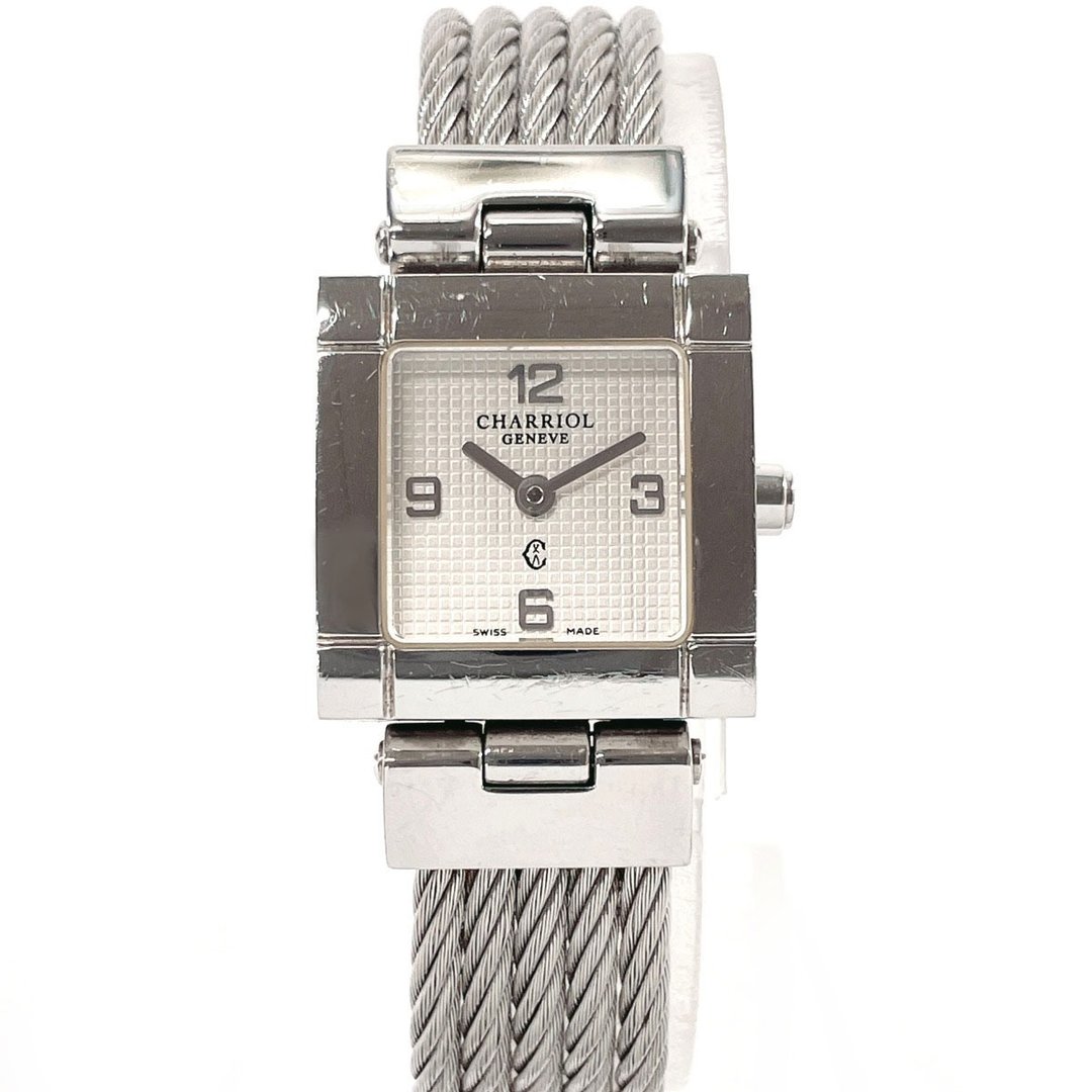 【日本直送 美品二手】夏利豪 CHARRIOL 凯尔特系列 不锈钢/金属 腕表 银色 石英 - 女表 - 不锈钢 银色