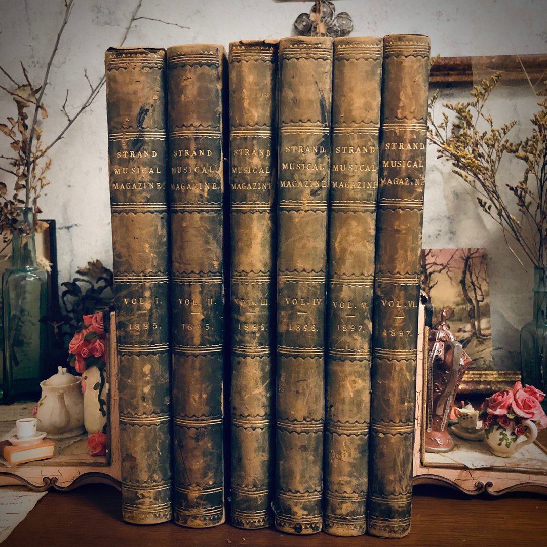 英国百年THE STRAND MUSICAL MAGAZINE音乐杂志乐谱ㄧ套 - 其他 - 纸 卡其色