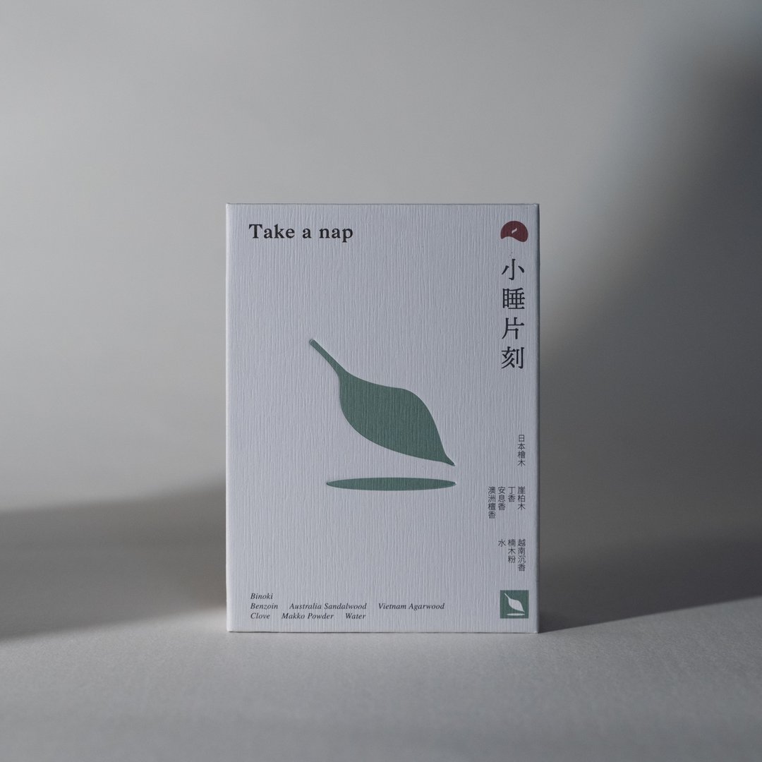 【香港线香】小睡片刻 Take A Nap、安息香桧木 - 香薰/精油/线香 - 木头 白色