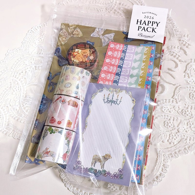 【限量发售】bartimaeus 2026 HAPPY PACK - 贴纸 - 纸 