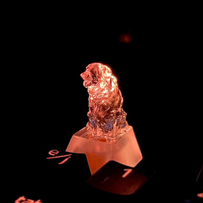 键帽, 狗, 金毛猎犬, 透明, 清晰, 游戏, 键盘, cherry MX - 其他 - 塑料 透明