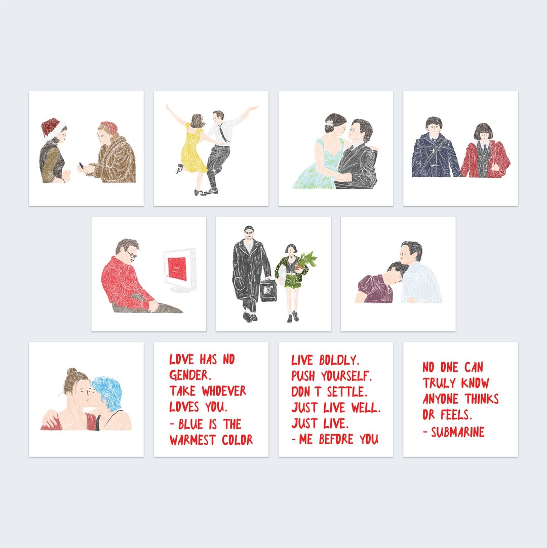 电影系列 贴纸 sticker pack - B - - 贴纸 - 纸 白色