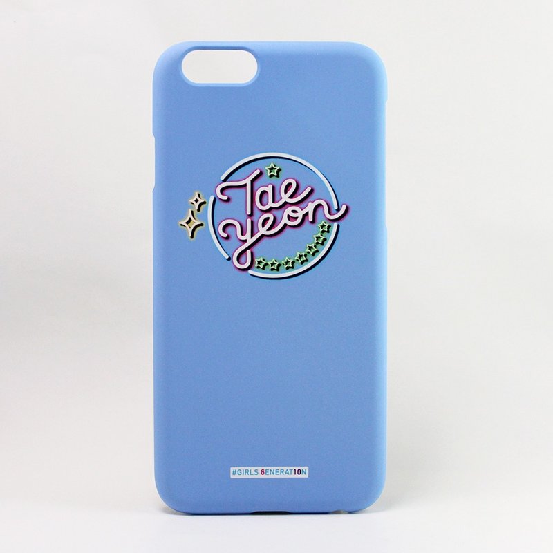 Oh! WeiJane || 少女时代十周年 || 雾面 轻薄 手机壳 六辑回归 专辑 霓虹设计 - 手机壳/手机套 - 塑料 多色