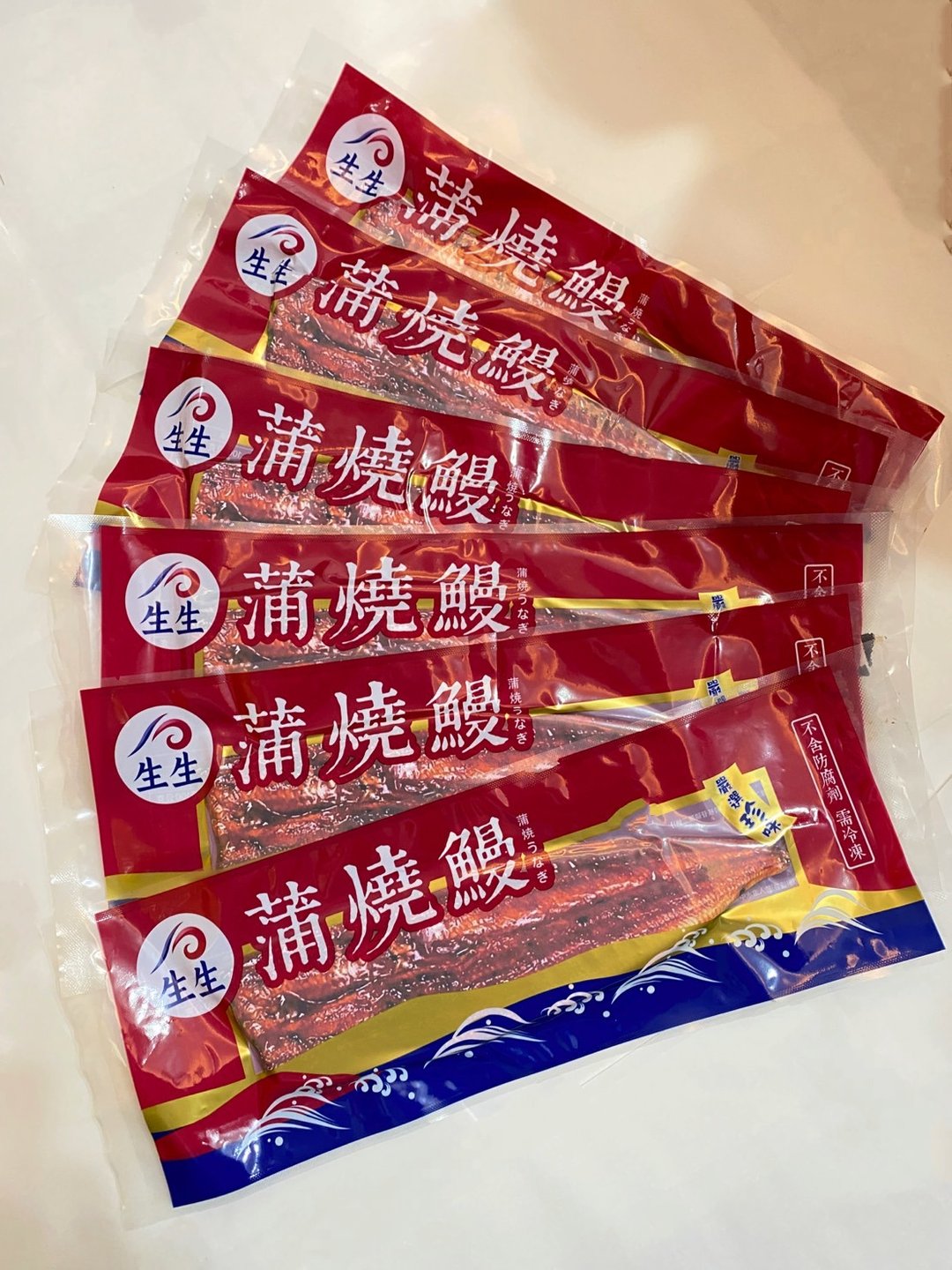 【生生】外销日本鳗鱼250克6尾 家庭组 鳗片 - 熟食小吃 - 其他材质 红色