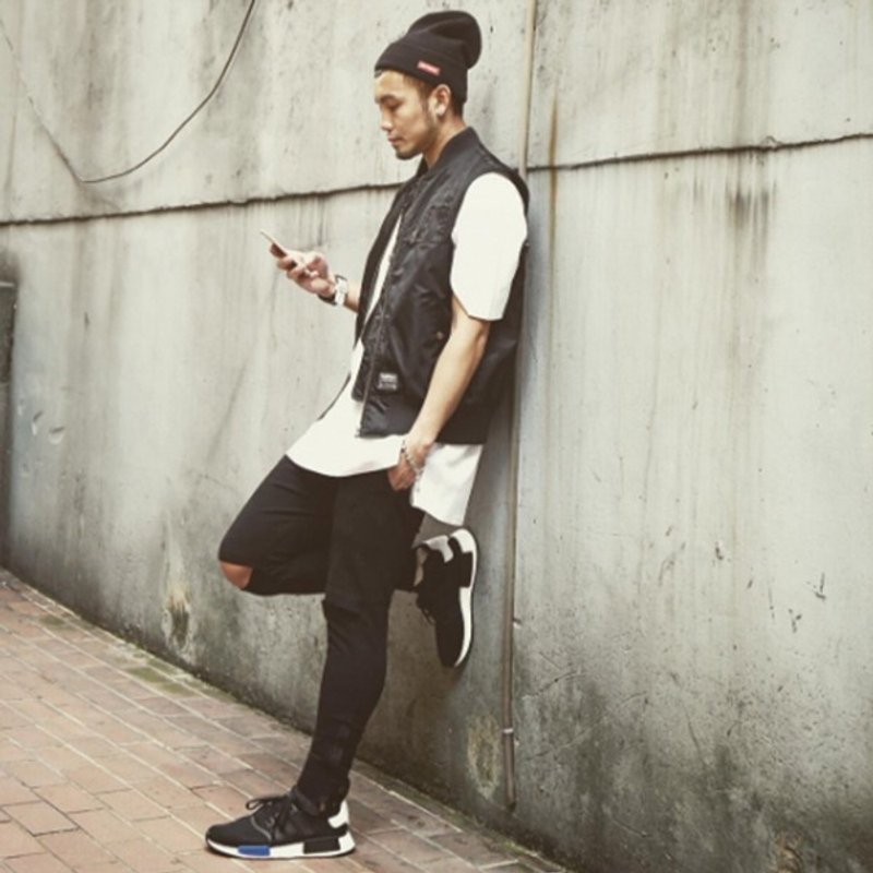 火柴木设计 Matchwood Simple Logo Beanie 高厚度保暖针织帽 - 帽子 - 棉．麻 黑色