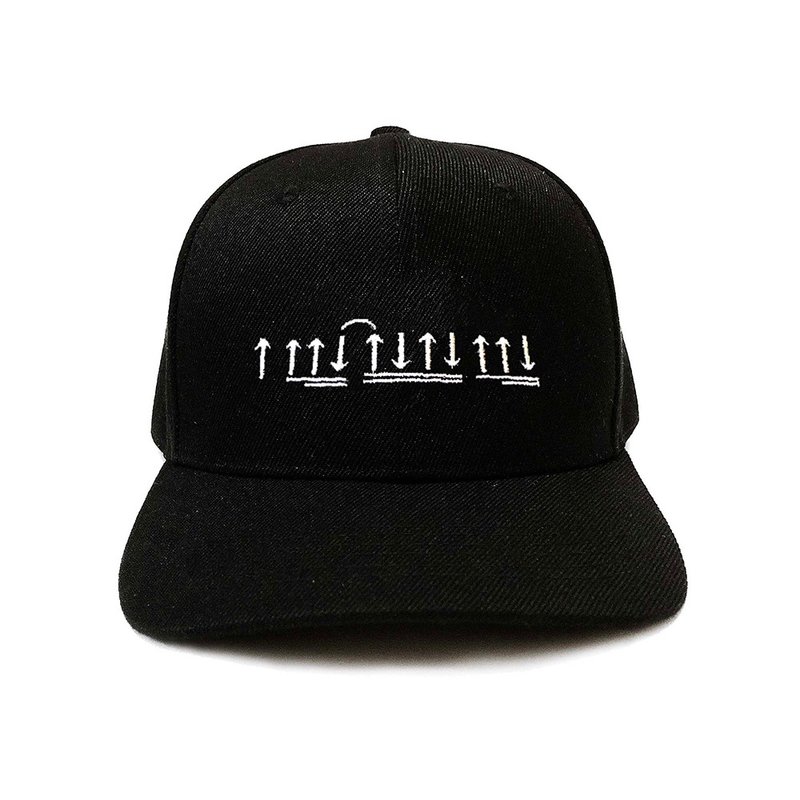 Guitar Player Strumming Pattern 吉他刷法刺绣鸭舌帽 音乐礼物 - 帽子 - 棉．麻 