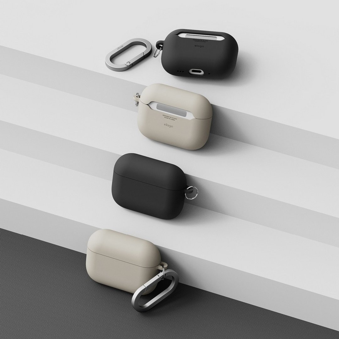 AirPods Pro 3 Hybrid抗震硅胶保护壳(附扣环) - 耳机收纳 - 硅胶 多色