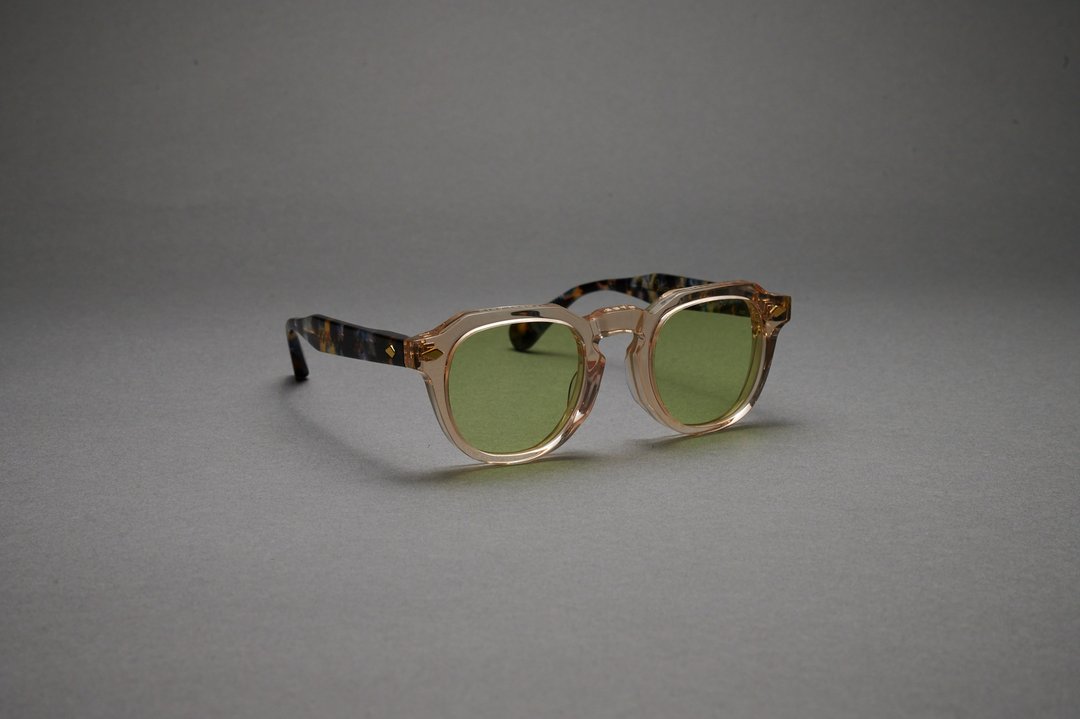 Vatic Vintage Optical Soto Champagne / Demi 8mm厚切胶卷墨镜 - 眼镜/眼镜框 - 其他材质 金色