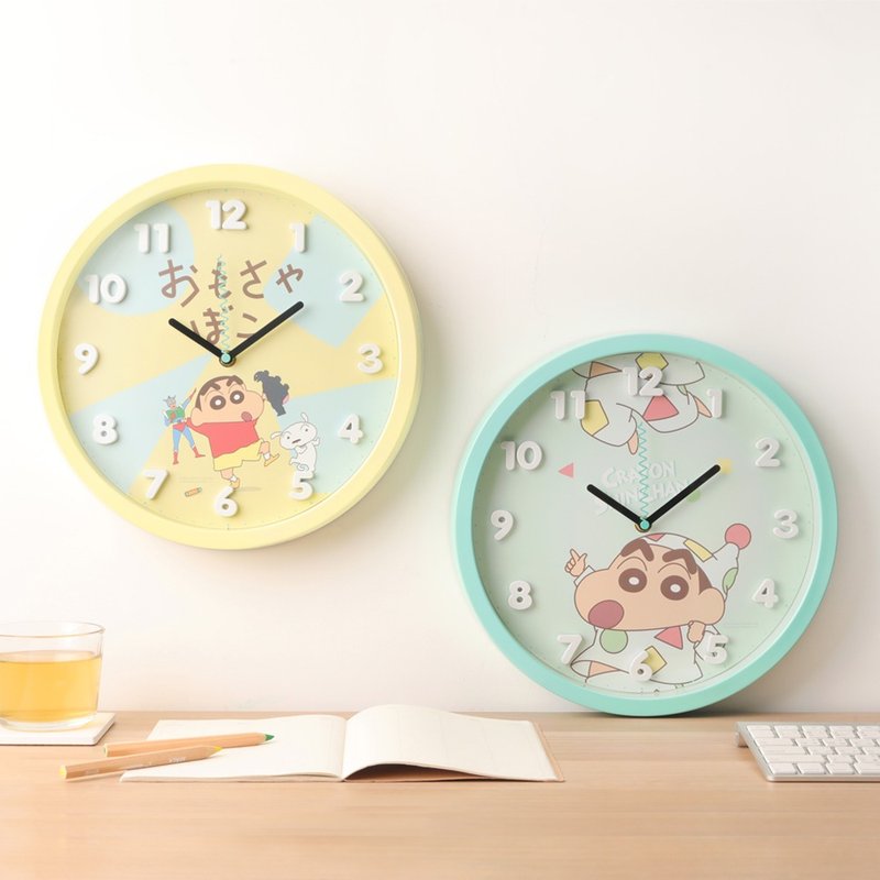 蜡笔小新立体数字静音时钟- 正版授权 挂钟 - 时钟/闹钟 - 其他材质 多色