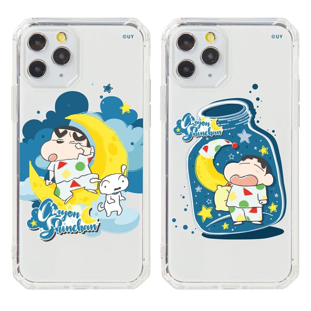 蜡笔小新晚安系列八角防摔iPhone手机壳 - 手机壳/手机套 - 硅胶 透明