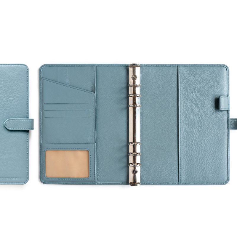 A5 3孔 4孔 6孔 皮革订制笔记本 可压字 自选配色 - 笔记本/手帐 - 真皮 多色