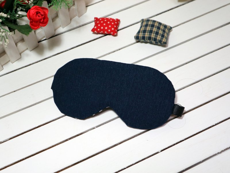 深蓝牛仔 可调式 睡眠眼罩 sleep mask - 眼罩 - 其他材质 蓝色