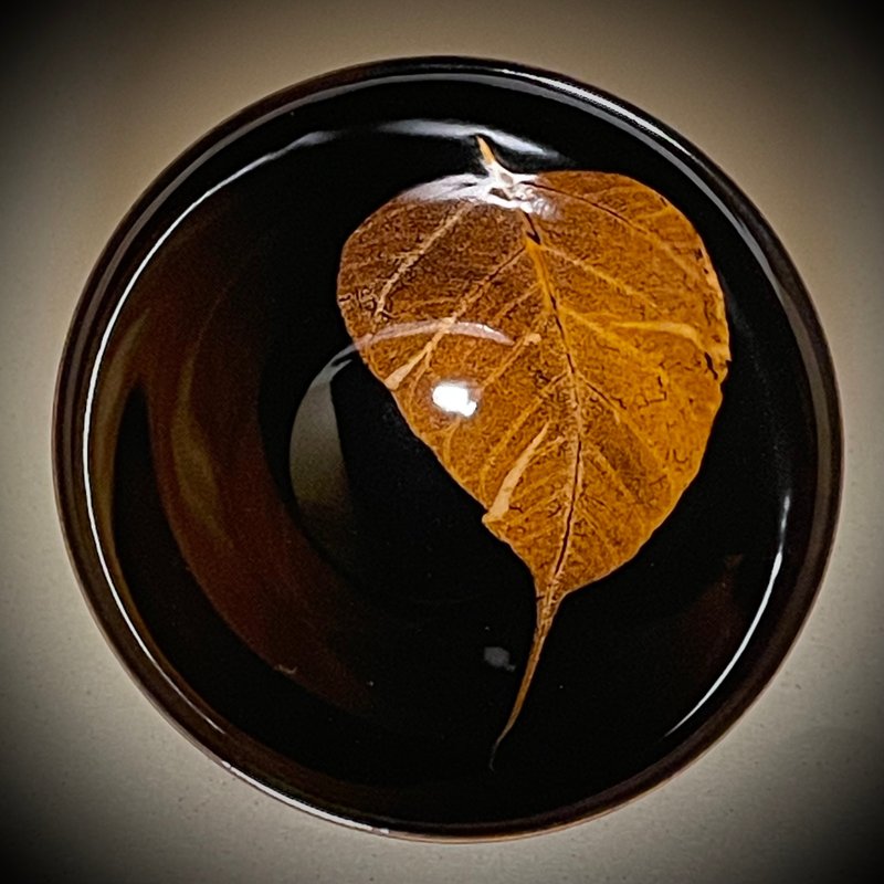 真实木叶天目茶盏-菩提叶 - 茶具/茶杯 - 其他材质 