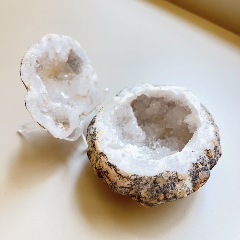 S-9 摩洛哥白水晶聚宝盆 - 摆饰 - 水晶 